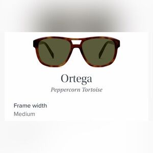 Warby Parker Ortega Tortoise Sunglasses